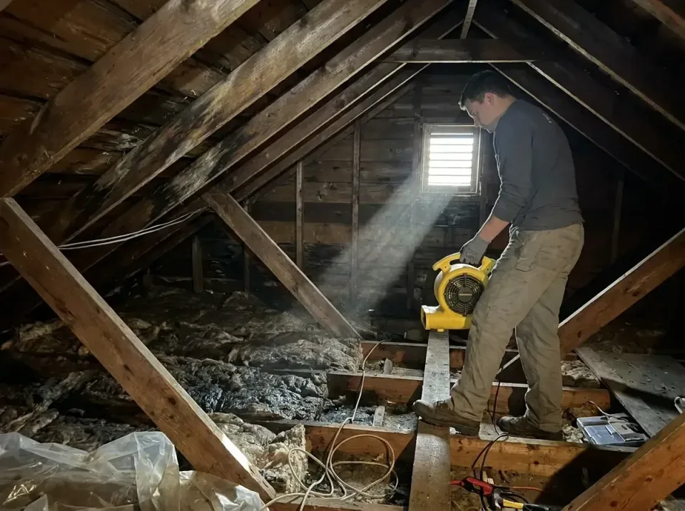 attic-water-damage-drying-proc-007 — frequently asked questions, Emergency Water Extraction & 24/7 Flood Response in Bridgev…